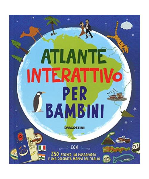Atlante interattivo per bambini. Con adesivi