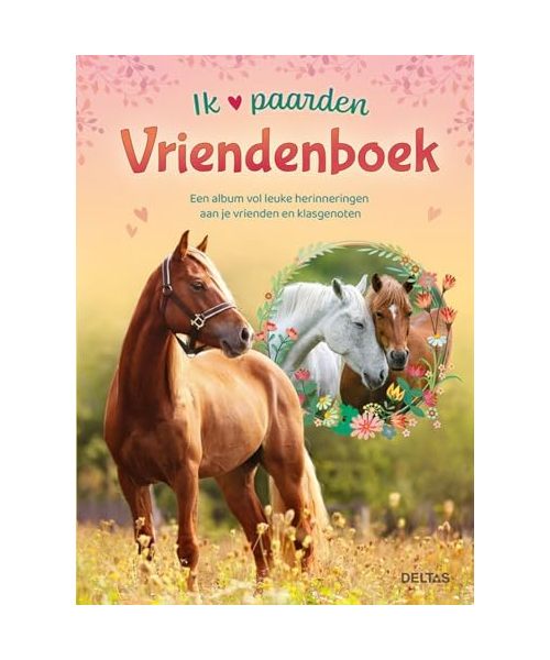 Ik hou van paarden vriendenboek: Een album vol leuke weetjes over je vrienden en klasgenoten!