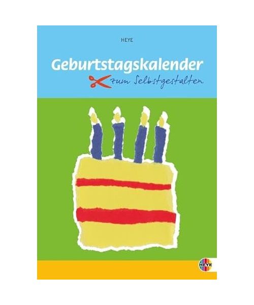 Geburtstagskalender zum Selbstgestalten klein (A4)