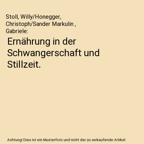 Ernährung in der Schwangerschaft und Stillzeit.