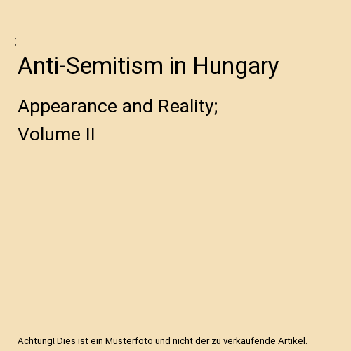 Anti-Semitism in Hungary