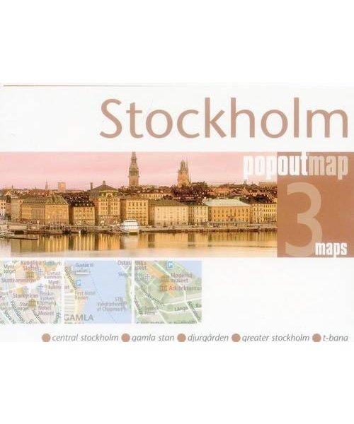 Stockholm Popout Map Double