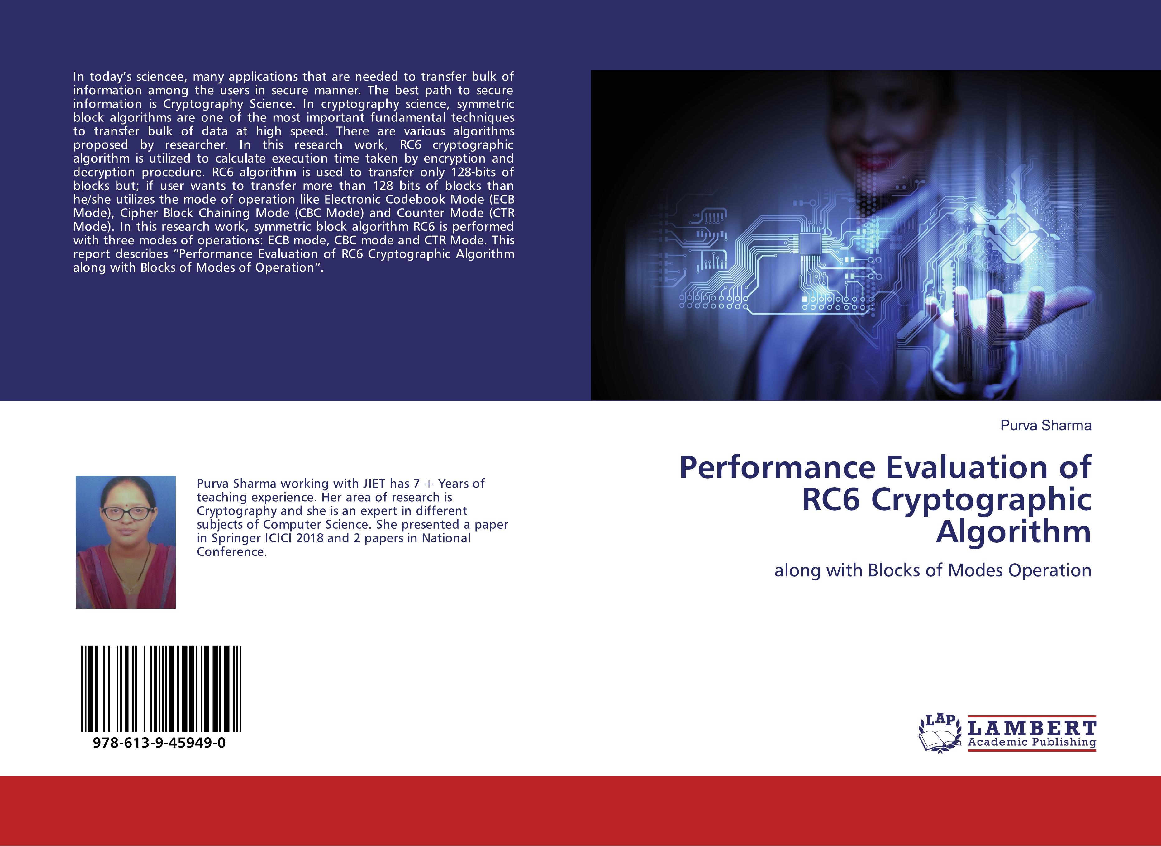 Performance Evaluation of RC6 Cryptographic Algorithm