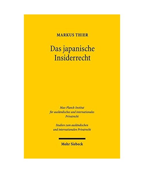 Das japanische Insiderrecht