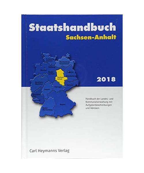 Staatshandbuch Sachsen-Anhalt 2018