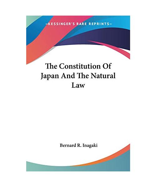 The Constitution of Japan and the Natural Law