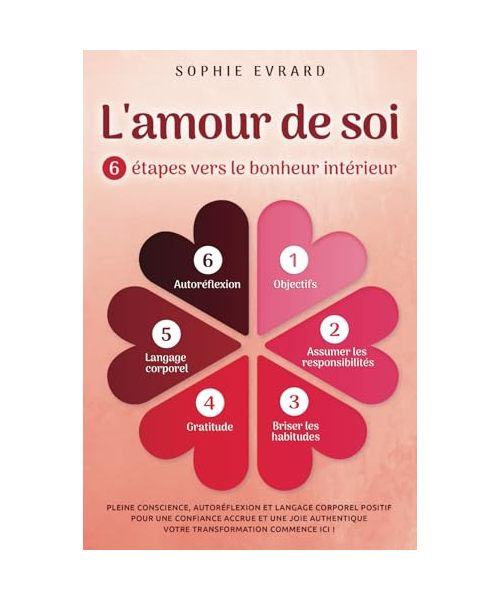L'amour de soi - 6 étapes vers le bonheur intérieur: Pleine conscience, autoréflexion et langage corporel positif pour une confiance accrue et une joie authentique
