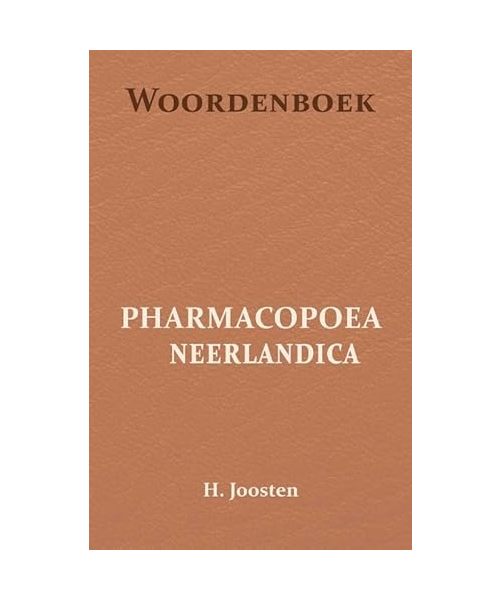 Woordenboek voor de Pharmacopoea Neerlandica