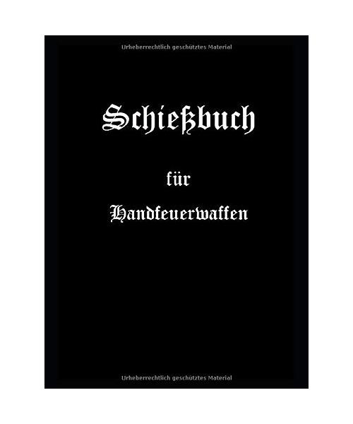 Schießbuch für Handfeuerwaffen