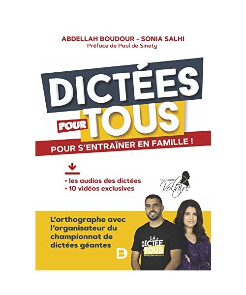 Dictées pour tous: Pour s'entraîner en famille!