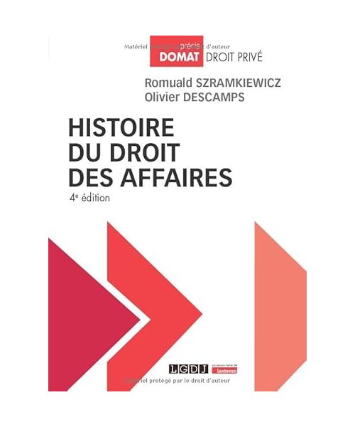 Histoire du droit des affaires