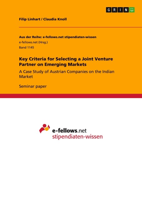 Key Criteria for Selecting a Joint Venture Partner on Emerging Markets