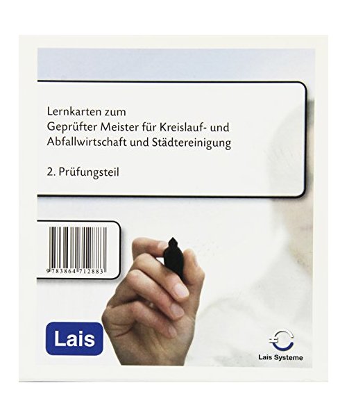 Lernkarten zum Geprüfter Meister für Kreislauf- und Abfallwirtschaft und Städtereinigung