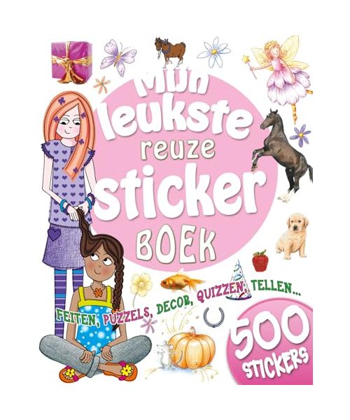 Mijn leukste reuzestickerboek - Reuzestickerboeken: Feiten, puzzels, decor, quizzen, tellen...