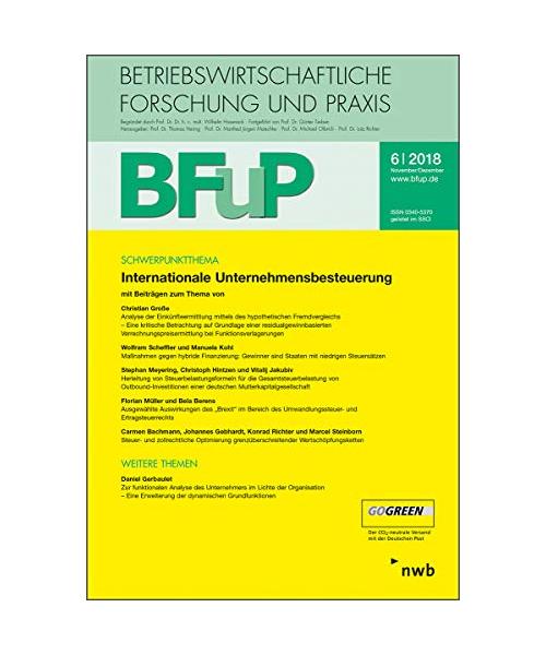 Internationale Unternehmensbesteuerung
