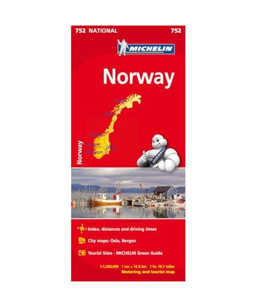 Norway - Michelin National Map 752