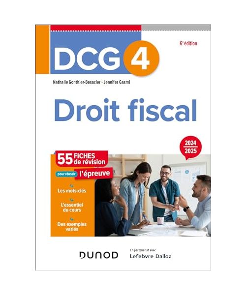 DCG 4 - Droit fiscal - Fiches 2024-2025