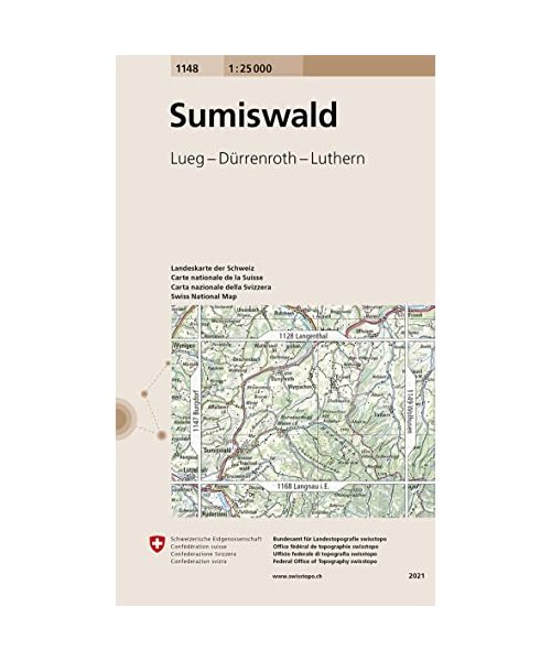 Swisstopo 1 : 25 000 Sumiswald