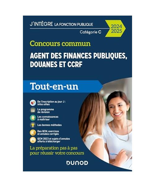 Concours commun Agent des finances publiques, douanes et CCRF - 2024-2025: Catégorie C - Tout-en-un