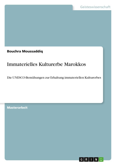Immaterielles Kulturerbe Marokkos