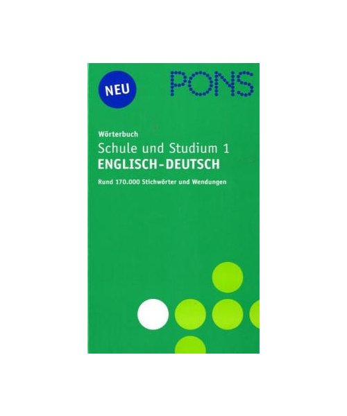 PONS Wörterbuch für Schule und Studium, Collins Englisch-Deutsch