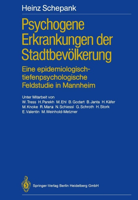 Psychogene Erkrankungen der Stadtbevölkerung