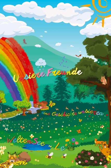 Unsere Freunde ( Original ) in Farbschrift