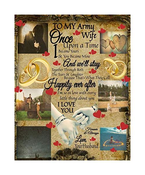 To My Army Wife Once Upon A Time I Became Yours & You Became Mine And We'll Stay Together Through Both The Tears & Laughter