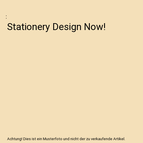 Stationery Design Now!