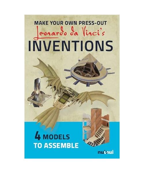 Make your own press-out. Leonardo Da Vinci's inventions. Stacca e crea