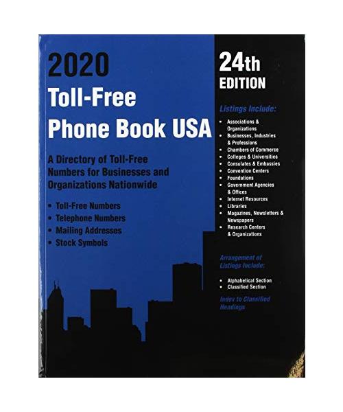 Toll-Free Phone Book USA 2020