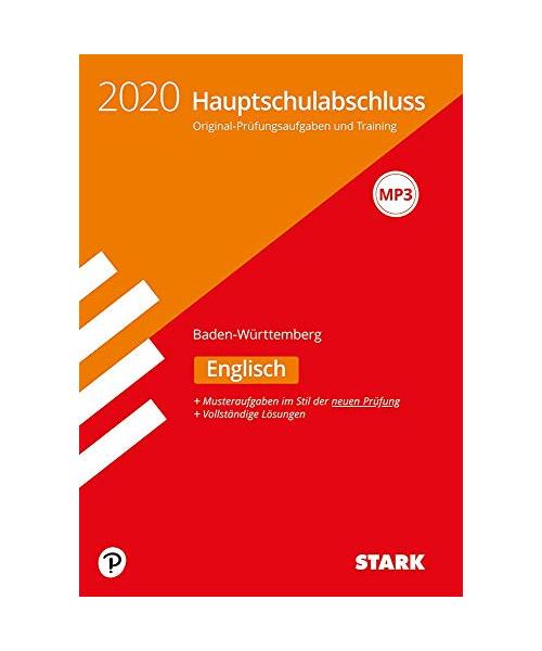 Original-Prüfungen Hauptschulabschluss 2020 - Englisch 9. Klasse - BaWü