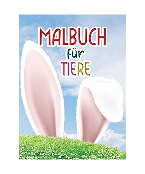 Malbuch für Tiere: Tolles Malbuch mit Tieren und Monstern zum Entspannen