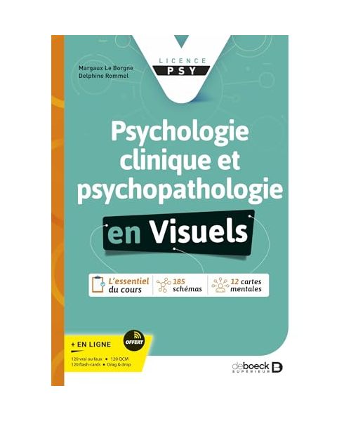 Psychologie clinique et psychopathologie: Les fondamentaux en visuels (licence)