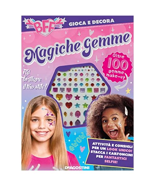 Magiche gemme. BFF gioca e decora. Ediz. illustrata. Con gemme make-up (Le finestrelle)