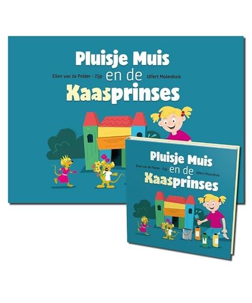 Pluisje muis en de kaasprinses kamishibai vertelplaten + boek: kamishibai vertelplaten + boek