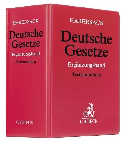 Deutsche Gesetze Ergänzungsband (ohne Fortsetzungsnotierung). Inkl. 85. Ergänzungslieferung