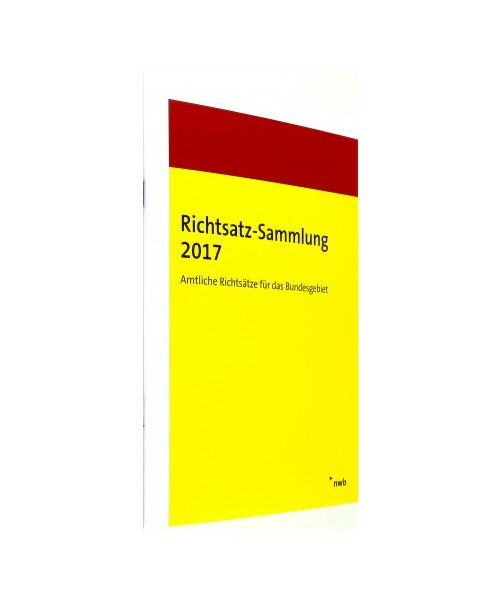 Richtsatz-Sammlung 2017