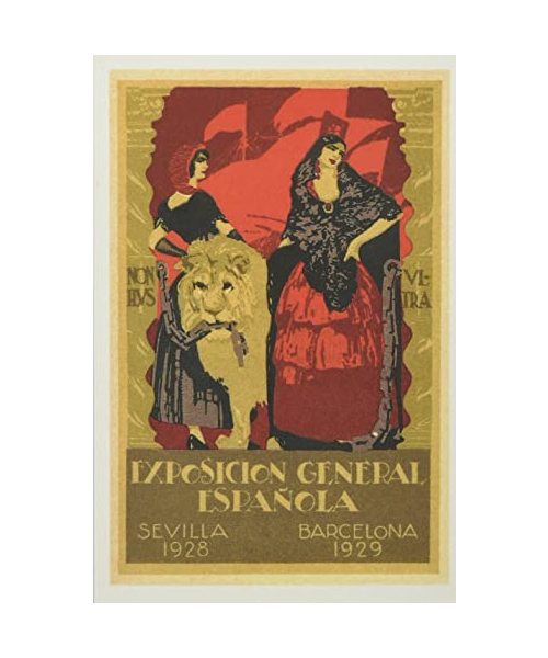Vintage Journal Spanish Fair Poster