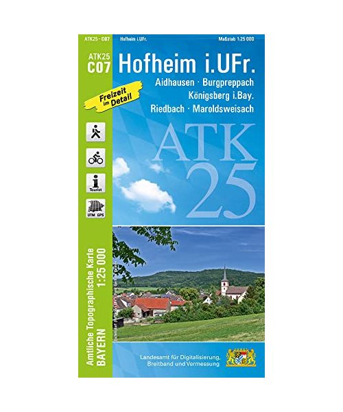 Hofheim i.UFr. (Amtliche Topographische Karte 1:25000)