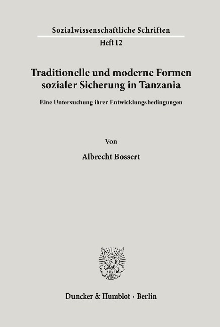 Traditionelle und moderne Formen sozialer Sicherung in Tanzania.