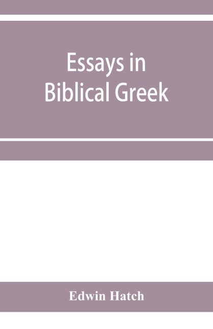 Essays in Biblical Greek