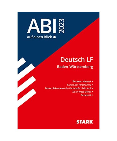 STARK Abi - auf einen Blick! Deutsch Baden-Württemberg 2023