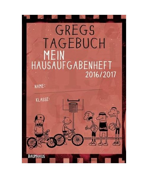 Gregs Tagebuch - Mein Hausaufgabenheft 2016/2017 (VE 5)