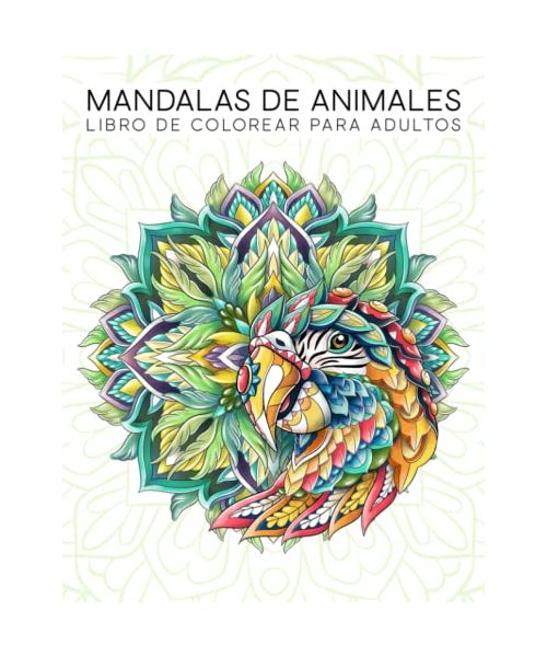 Libro de colorear para adultos: Mandalas de animales