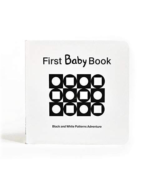 First Baby Book: Black and White Patterns Adventure