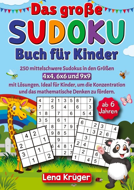 Das große Sudoku Buch für Kinder ab 6 Jahren