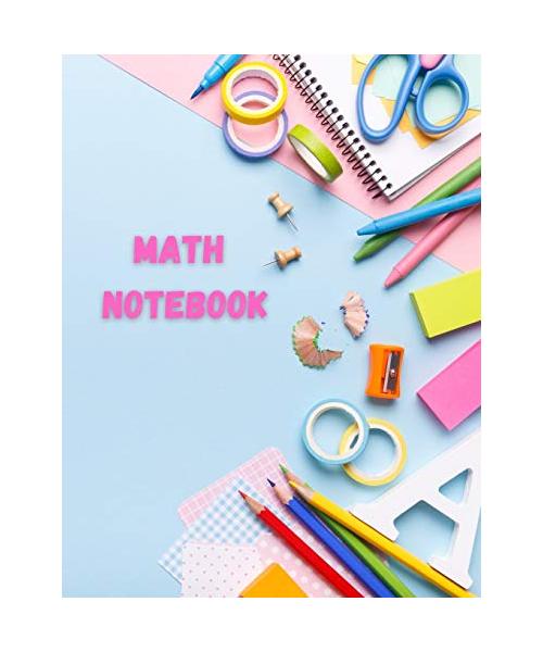 Math Notebook: Large Simple Graph Paper Notebook / Mathematics and Science Notebook / 120 Quad ruled 4x4 pages 8.5 x 11 / Grid Paper