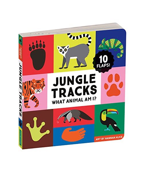 Jungle Tracks Lift-the-Flap Board Book