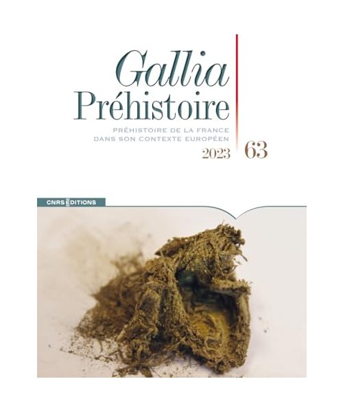 Gallia Préhistoire - Tome 63 Préhistoire de la France dans son contexte européen